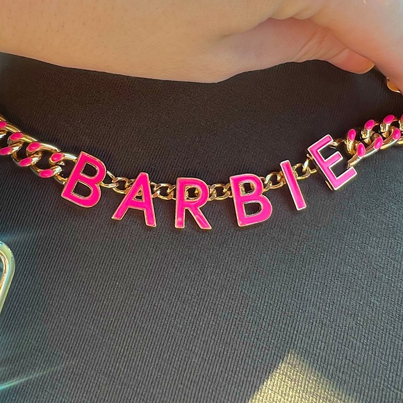 Barbie Jewelry - Barbie Logo Choker Necklace
